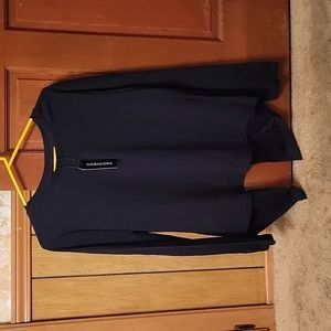 Womens black Noracora long shelve shirt